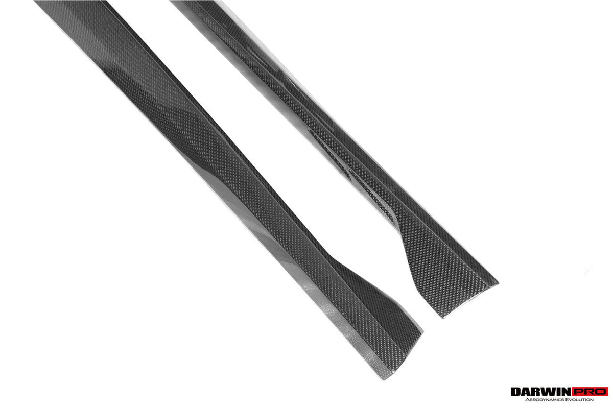2020-UP Ferrari Roma Carbon Fiber Side Skirts DarwinPRO (BKSS Design) (1X1CF9513BKSS-SS)