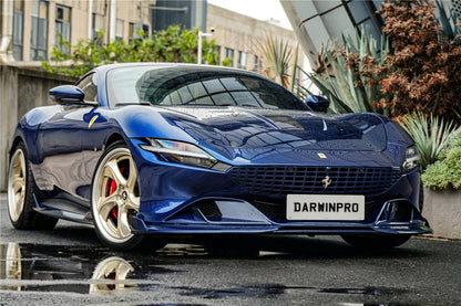 2020-UP Ferrari Roma Carbon Fiber Front Lip Splitter DarwinPRO (BKSS Design) (1X1CF9513BKSS-FL)