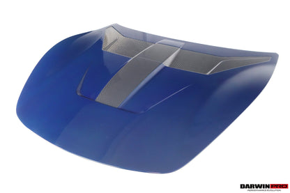 2020-UP Ferrari Roma Carbon Fiber Hood DarwinPRO (BKSS Design) (1X1CF9513BKSS-H)