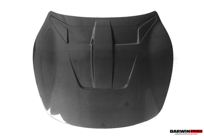 2020-UP Ferrari Roma Carbon Fiber Hood DarwinPRO (BKSS Design) (1X1CF9513BKSS-H)