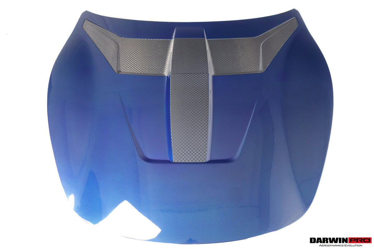 2020-UP Ferrari Roma Carbon Fiber Hood DarwinPRO (BKSS Design) (1X1CF9513BKSS-H)