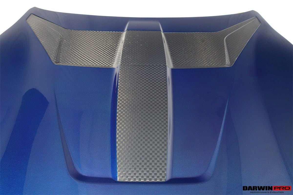 2020-UP Ferrari Roma Carbon Fiber Hood DarwinPRO (BKSS Design) (1X1CF9513BKSS-H)