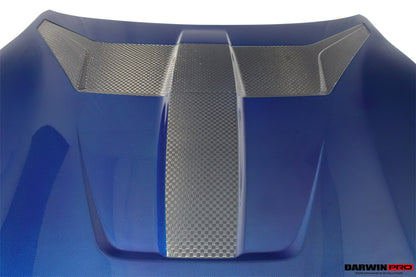 2020-UP Ferrari Roma Carbon Fiber Hood DarwinPRO (BKSS Design) (1X1CF9513BKSS-H)