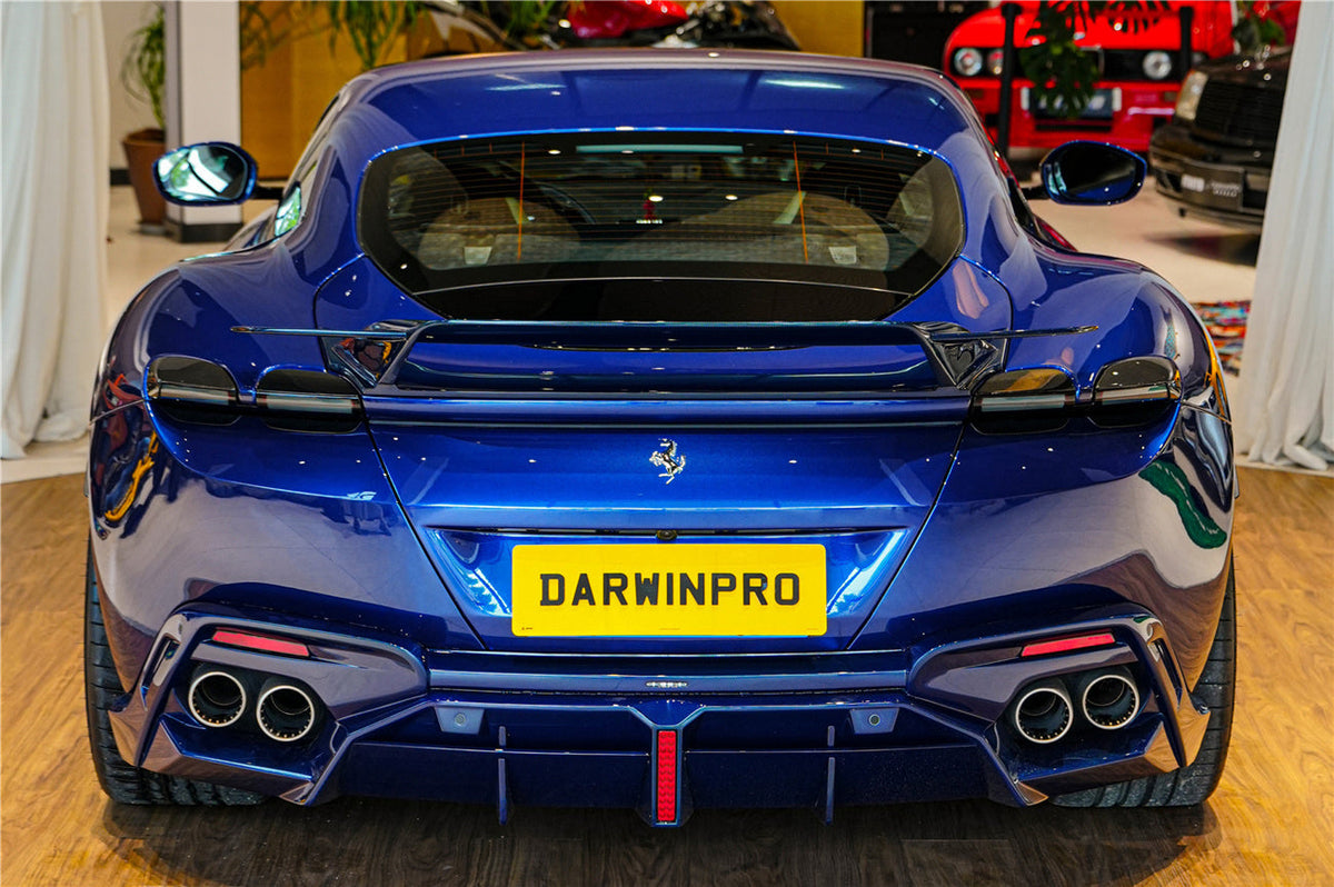2020-UP Ferrari Roma Carbon Fiber Wing DarwinPRO (BKSS Design) (1X1CF9513BKSS-W)
