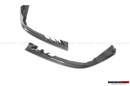 DarwinPRO 2020-UP Ferrari SF90 Stradale OE Style Autoclave Carbon Fiber Front Bumper Side Splitter