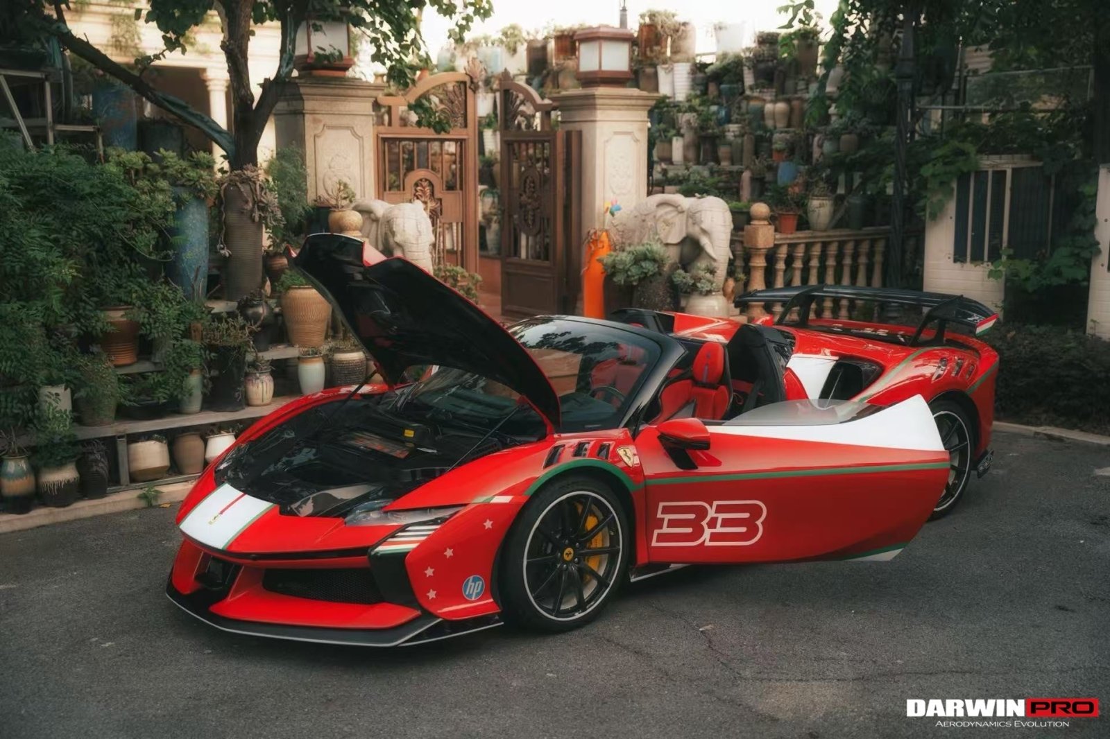 DarwinPRO 2021 - UP Ferrari SF90XX - Style Autoclave Carbon Fiber Body Kit | Fits SF90 Spider - 4