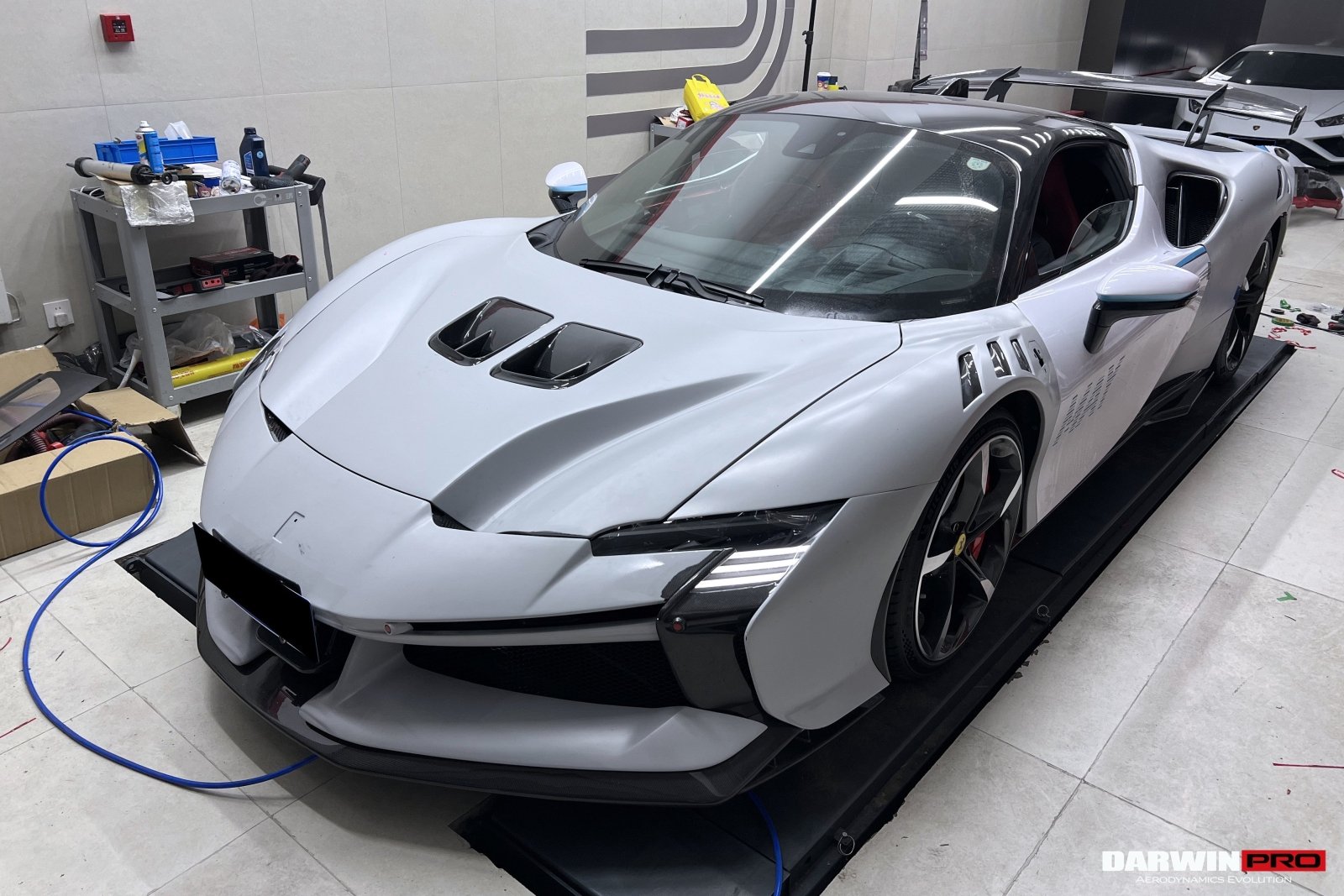 DarwinPRO 2020 - UP Ferrari SF90XX Style Autoclave Carbon Fiber Body Kit | Fits SF90 Stradale - 4