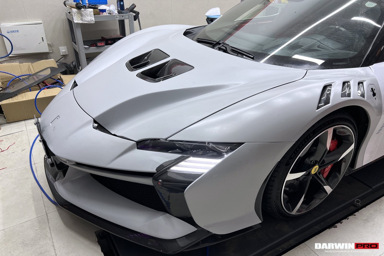 DarwinPRO 2020 - UP Ferrari SF90XX Style Autoclave Carbon Fiber Body Kit | Fits SF90 Stradale - 6