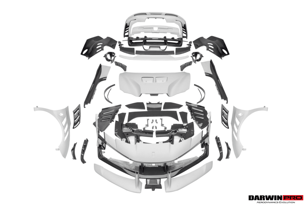 DarwinPRO 2021 - UP Ferrari SF90XX - Style Autoclave Carbon Fiber Body Kit | Fits SF90 Spider - 9