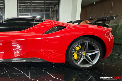 Alerón de fibra de carbono autoclave DarwinPRO para Ferrari SF90XX (modelos 2020-en adelante) con base (compatible con SF90 Stradale)