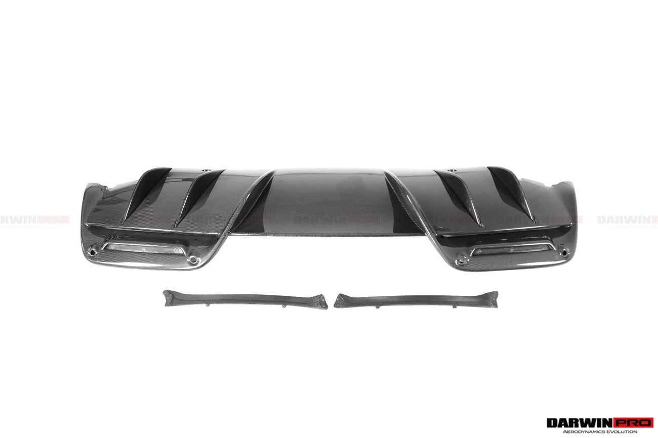 Difusor trasero de fibra de carbono estilo OE DarwinPRO para Ferrari 296 GTB y GTS (tipo F171) 2022 en adelante