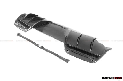 Difusor trasero de fibra de carbono estilo OE DarwinPRO para Ferrari 296 GTB y GTS (tipo F171) 2022 en adelante