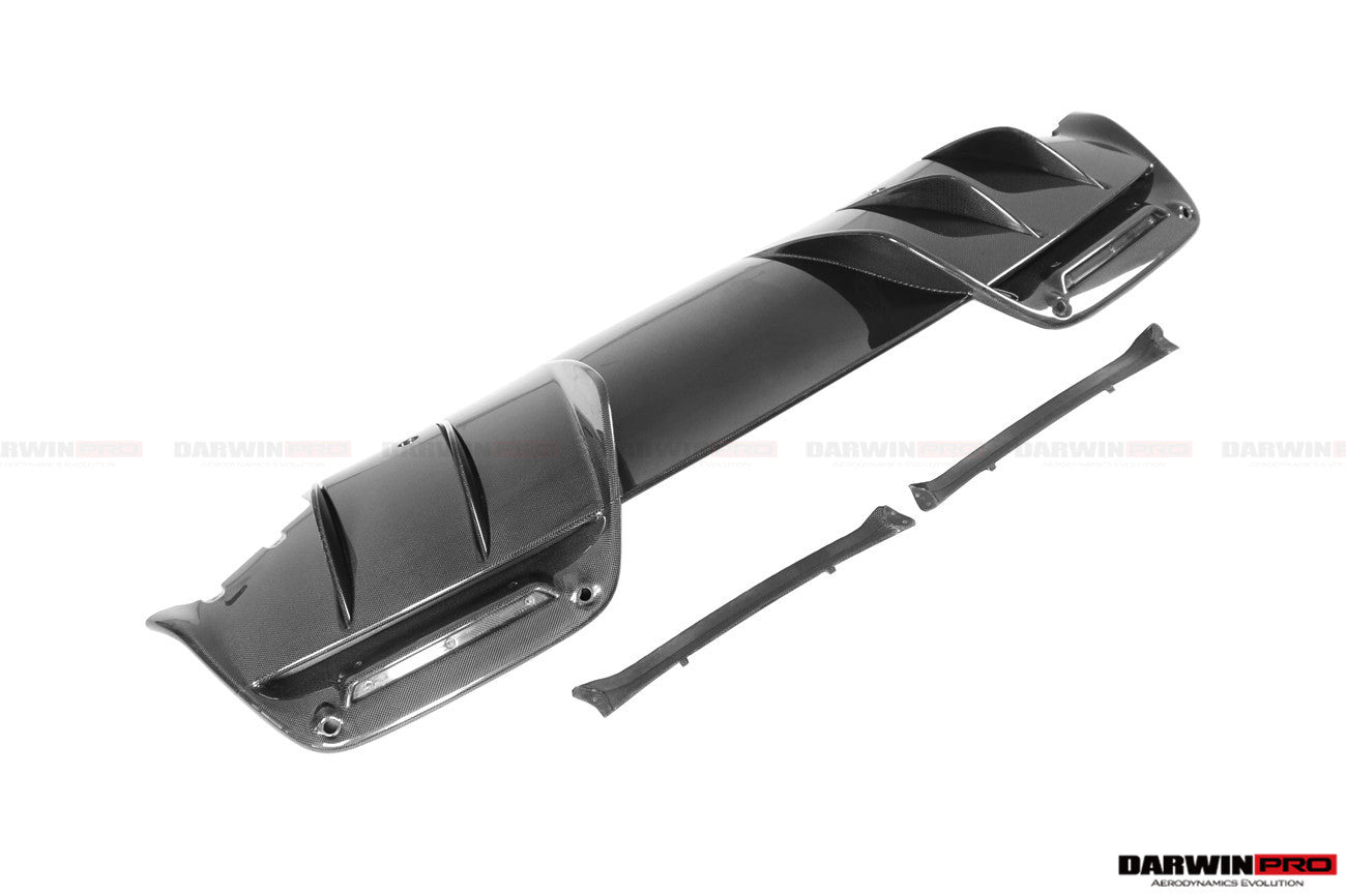Difusor trasero de fibra de carbono estilo OE DarwinPRO para Ferrari 296 GTB y GTS (tipo F171) 2022 en adelante