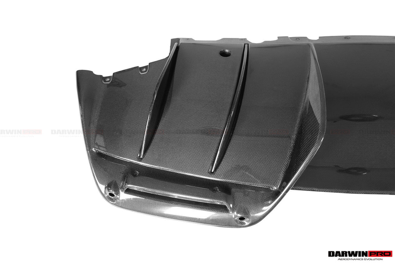 DarwinPRO 2022-UP Ferrari 296 GTB & GTS (Type F171) OE Style Carbon Fiber Rear Bumper w/ Diffuser