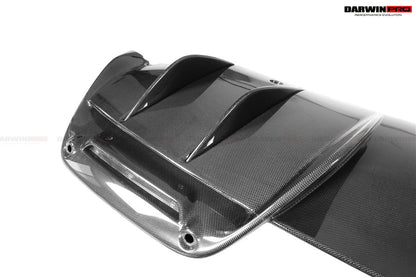 DarwinPRO 2022-UP Ferrari 296 GTB & GTS (Type F171) OE Style Carbon Fiber Rear Bumper w/ Diffuser