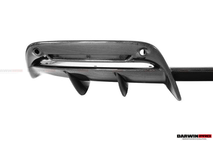 Difusor trasero de fibra de carbono estilo OE DarwinPRO para Ferrari 296 GTB y GTS (tipo F171) 2022 en adelante
