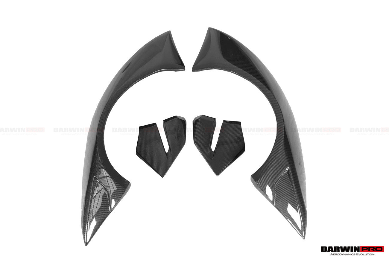 DarwinPRO 2015-2023 Lamborghini Huracan LP610 & LP580 & EVO Coupe Only BKSSII Style Rear Wide Fender Flare
