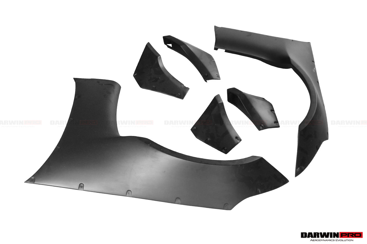 Guardabarros anchos DarwinPRO 2010-2013 Infiniti G25 G37 Sedán estilo BKSS