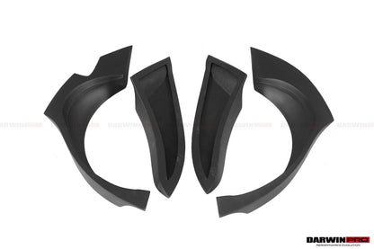 Guardabarros anchos DarwinPRO 2010-2013 Infiniti G25 G37 Sedán estilo BKSS