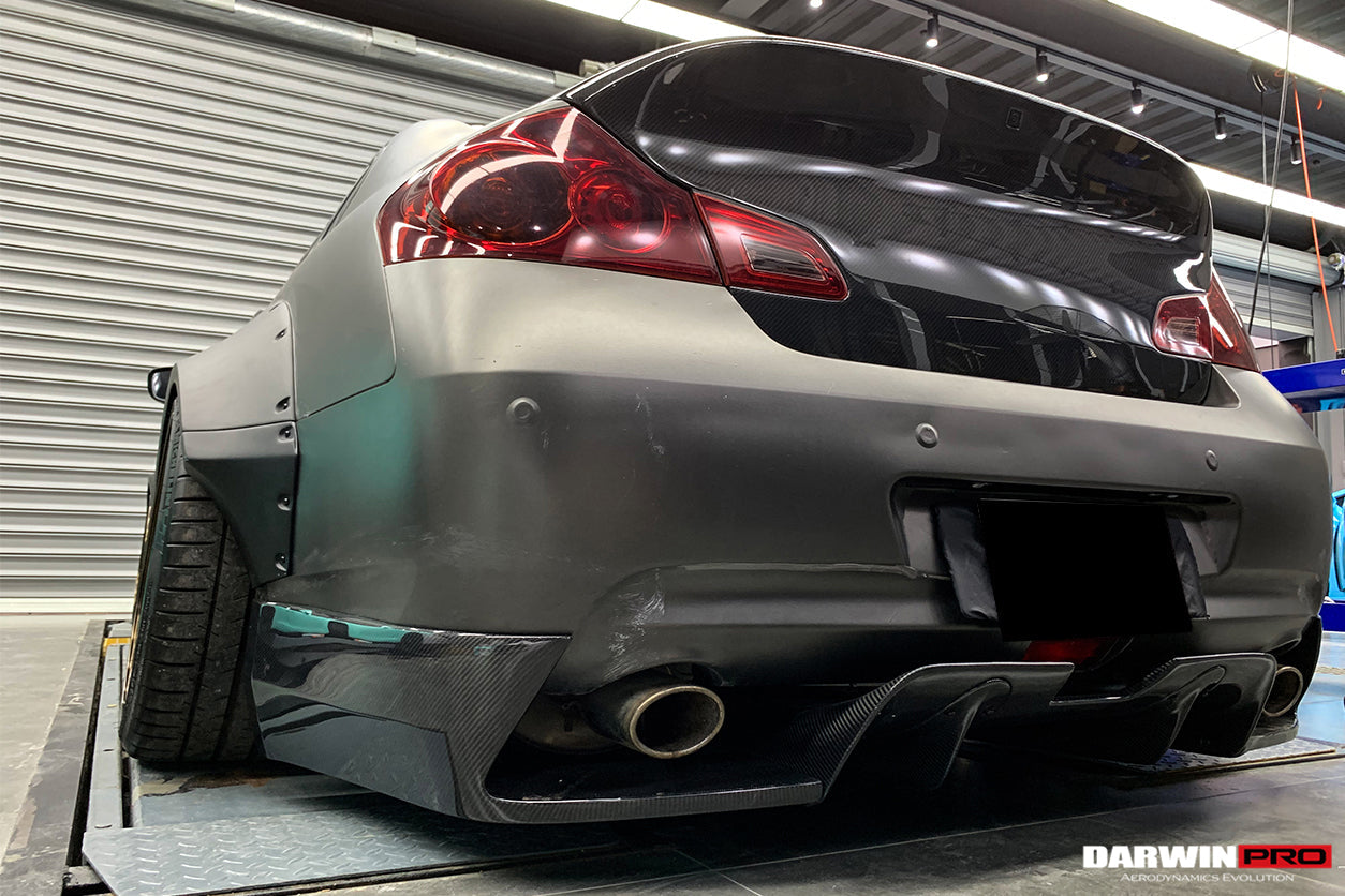 Guardabarros anchos DarwinPRO 2010-2013 Infiniti G25 G37 Sedán estilo BKSS