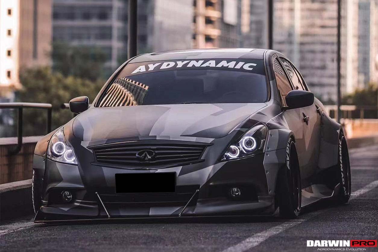 DarwinPRO BKSS Style Side Skirts | 2010-2013 Infiniti G25 G37 Sedan