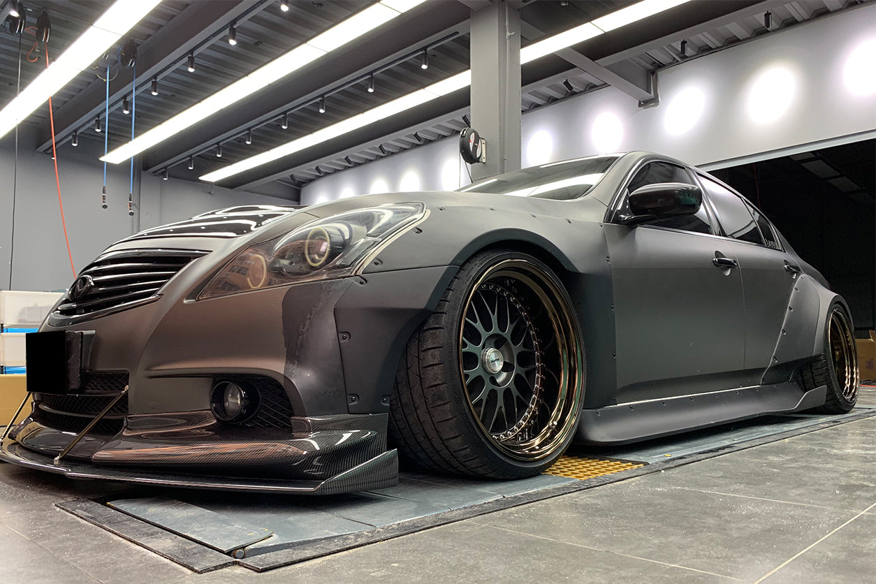 DarwinPRO BKSS Style Side Skirts | 2010-2013 Infiniti G25 G37 Sedan