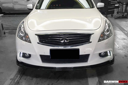DarwinPRO EU Style Carbon Fiber Front Lip | 2010-2013 Infiniti G25 G37 Sedan