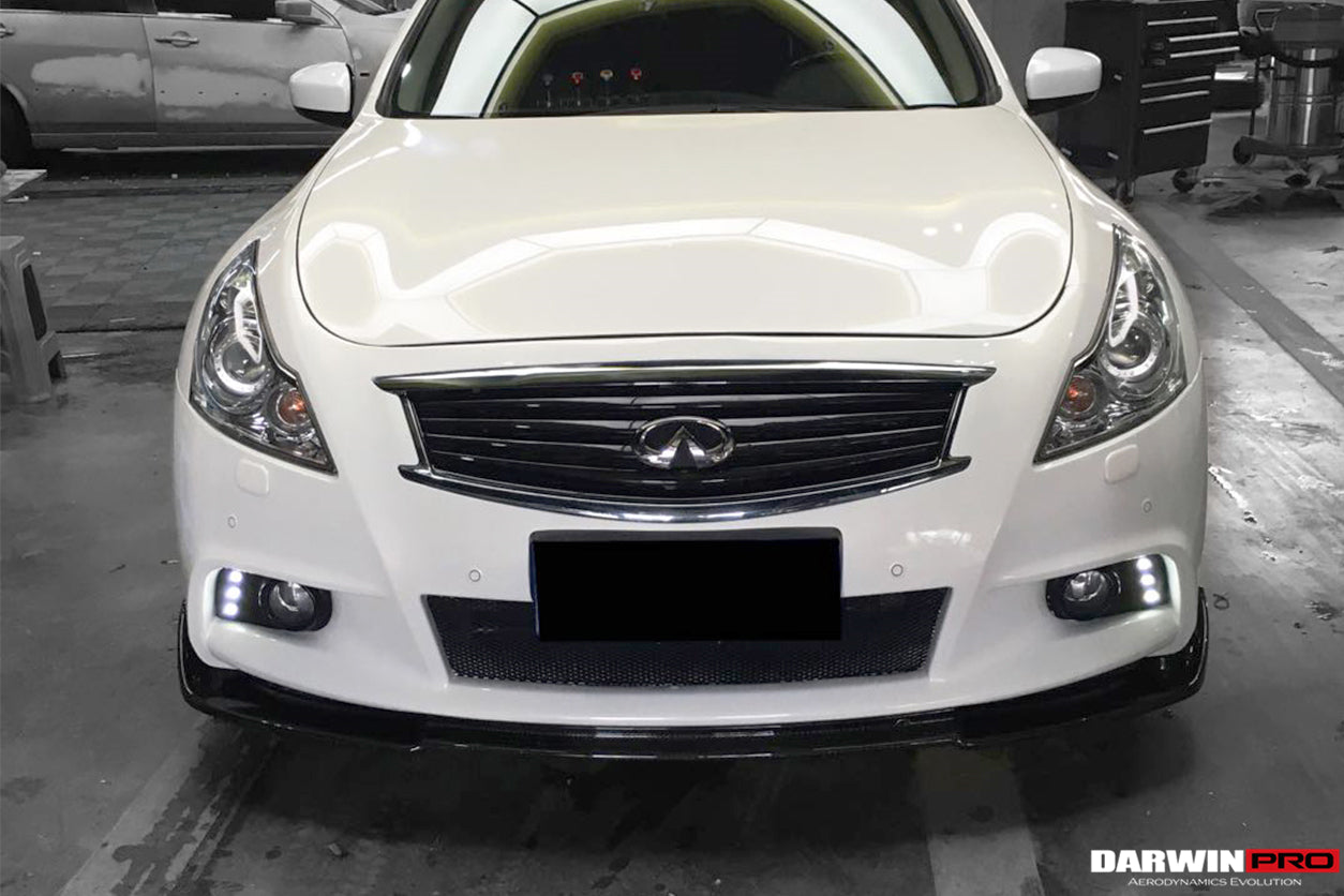 DarwinPRO EU Style Carbon Fiber Front Lip | 2010-2013 Infiniti G25 G37 Sedan