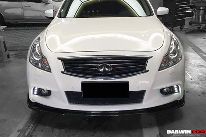 DarwinPRO EU Style Carbon Fiber Front Lip | 2010-2013 Infiniti G25 G37 Sedan