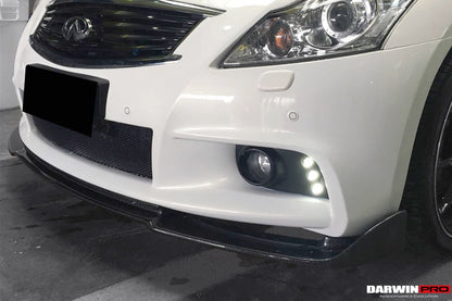 DarwinPRO EU Style Carbon Fiber Front Lip | 2010-2013 Infiniti G25 G37 Sedan