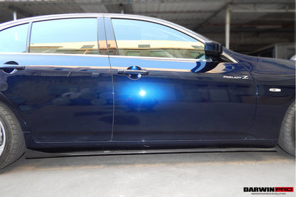 DarwinPRO 2007-2013 Infiniti G35 & G37 Sedan BS Style Carbon Fiber Side Skirts Under Board