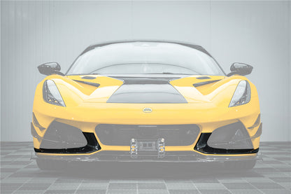 2022-UP Lotus Emira NYO Autoclave Carbon Fiber Front Bumper Side Splitter DarwinPRO (MNK) (DRYCFEmira-MIW-MNK-FBVT1)