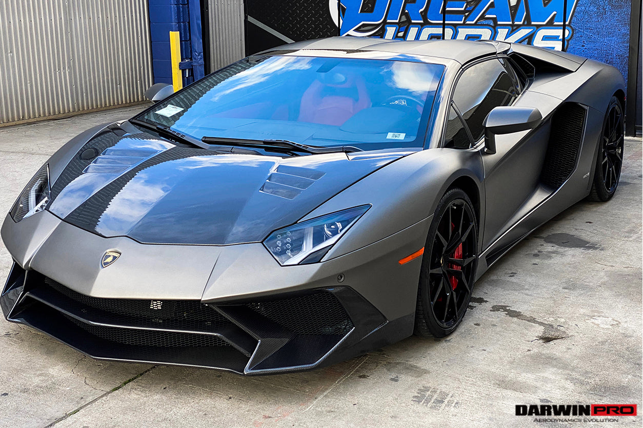 Capó DarwinPRO 2011-2021 Lamborghini Aventador LP700 LP740 Coupé Roadster estilo BKSS