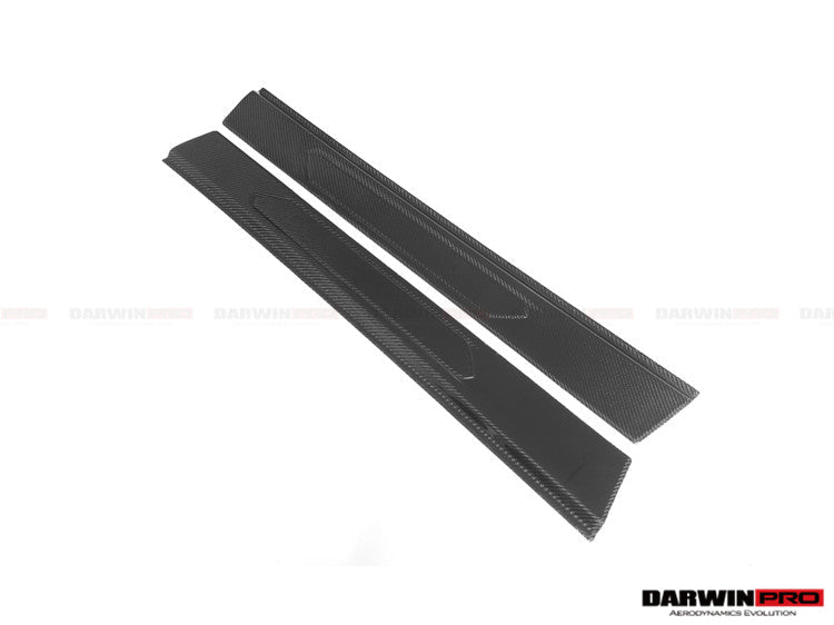 DarwinPRO Carbon Fiber Door Still Plate Caps | 2011-2016 Lamborghini Aventador LP700 Coupe