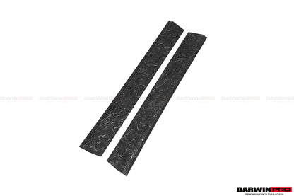 DarwinPRO Carbon Fiber Door Still Plate Caps | 2011-2016 Lamborghini Aventador LP700 Coupe