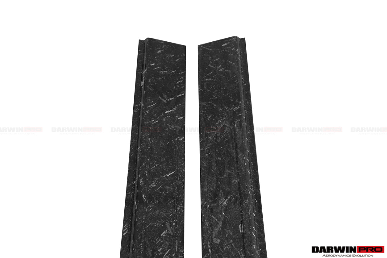 DarwinPRO Carbon Fiber Door Still Plate Caps | 2011-2016 Lamborghini Aventador LP700 Coupe