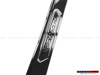DarwinPRO Carbon Fiber Door Still Plate Caps | 2011-2016 Lamborghini Aventador LP700 Coupe