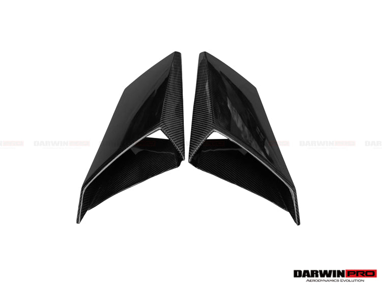DarwinPRO Autoclave Carbon Fiber Engine Air Intakes | 2017-2021 Lamborghini Aventador LP740 Coupe & Roadster
