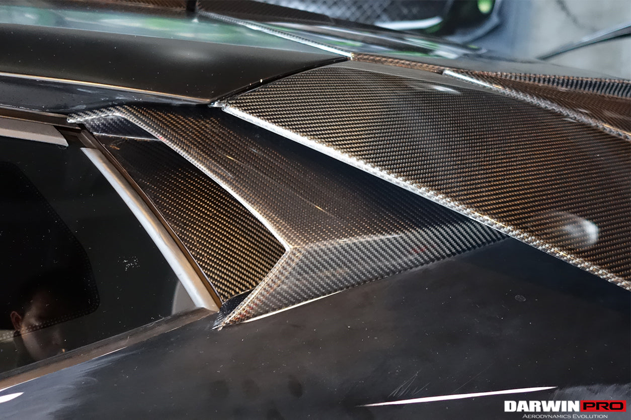 DarwinPRO 2011-2016 Lamborghini Aventador LP700 Coupe Roadster Carbon Fiber Engine Air Intakes