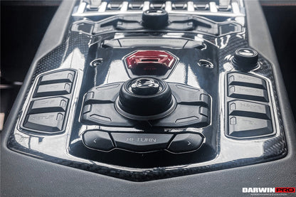 DarwinPRO 2011-2016  Lamborghini Aventador LP700 Coupe Roadster Dry Carbon Fiber Centre Console Surround Replacement