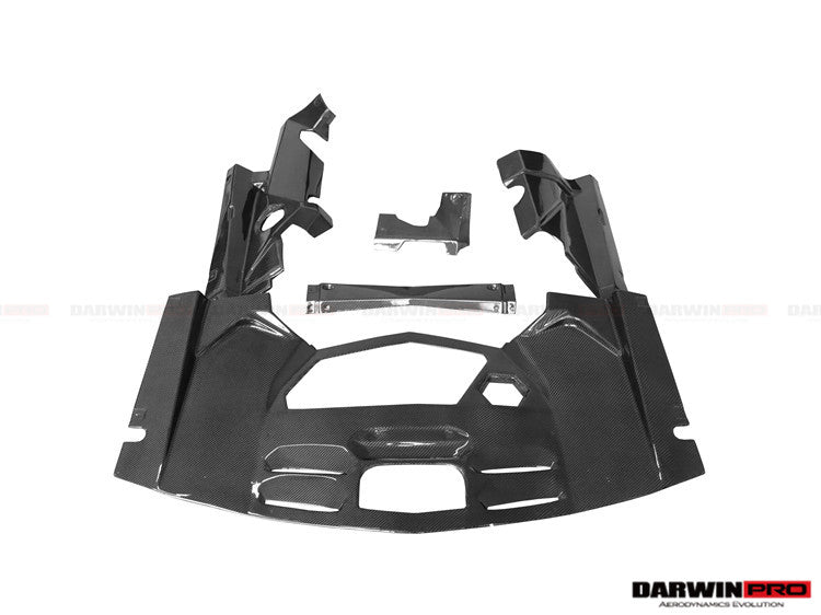 DarwinPRO Carbon Fiber Engine Bay Cover Interior Replacement | 2011-2016 Lamborghini Aventador LP700 Coupe