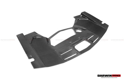 DarwinPRO Carbon Fiber Engine Bay Trim Cover Rear Replacement | 2011-2016 Lamborghini Aventador LP700 Coupe