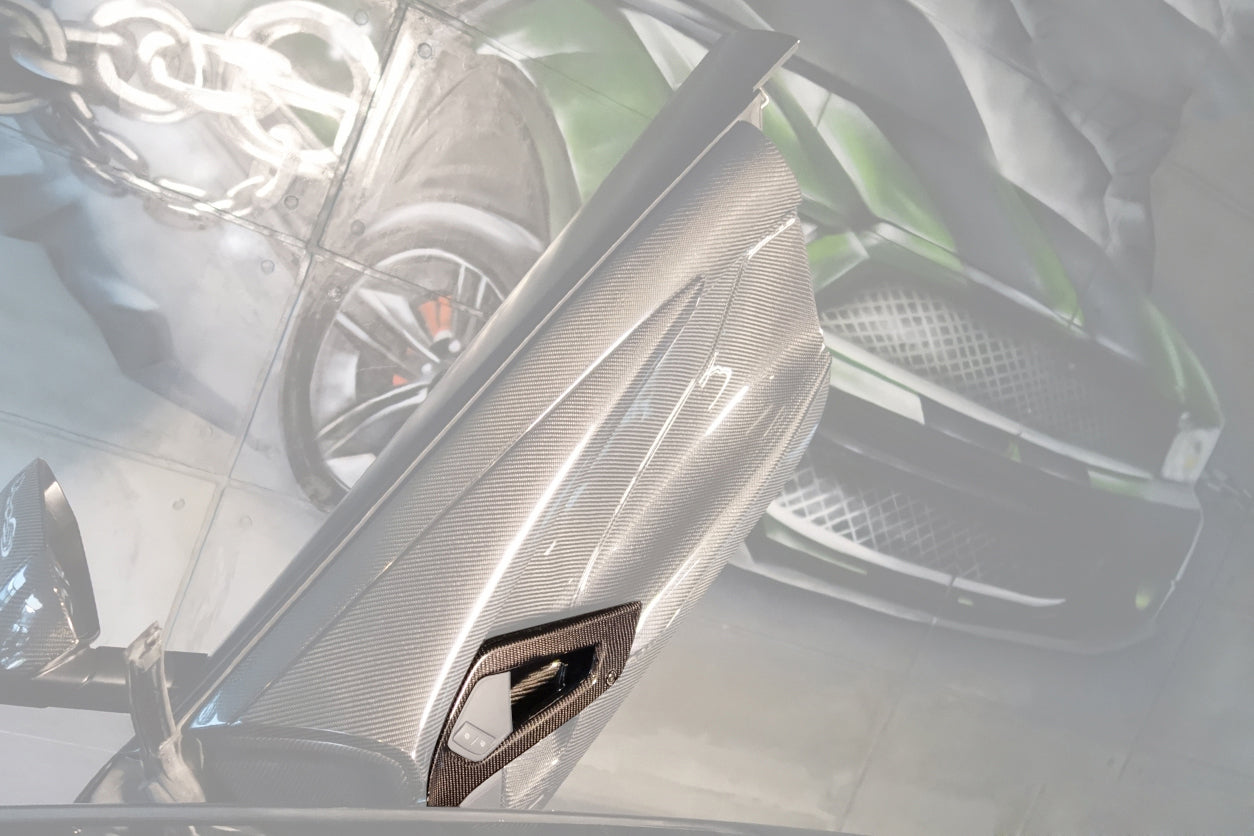 DarwinPRO Carbon Fiber Inner Door Handle | 2011-2016 Lamborghini Aventador LP700 Coupe Roadster