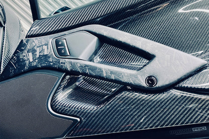 DarwinPRO Carbon Fiber Inner Door Handle | 2011-2016 Lamborghini Aventador LP700 Coupe Roadster