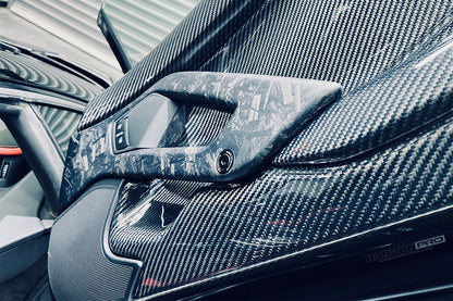 DarwinPRO Carbon Fiber Inner Door Handle | 2011-2016 Lamborghini Aventador LP700 Coupe Roadster