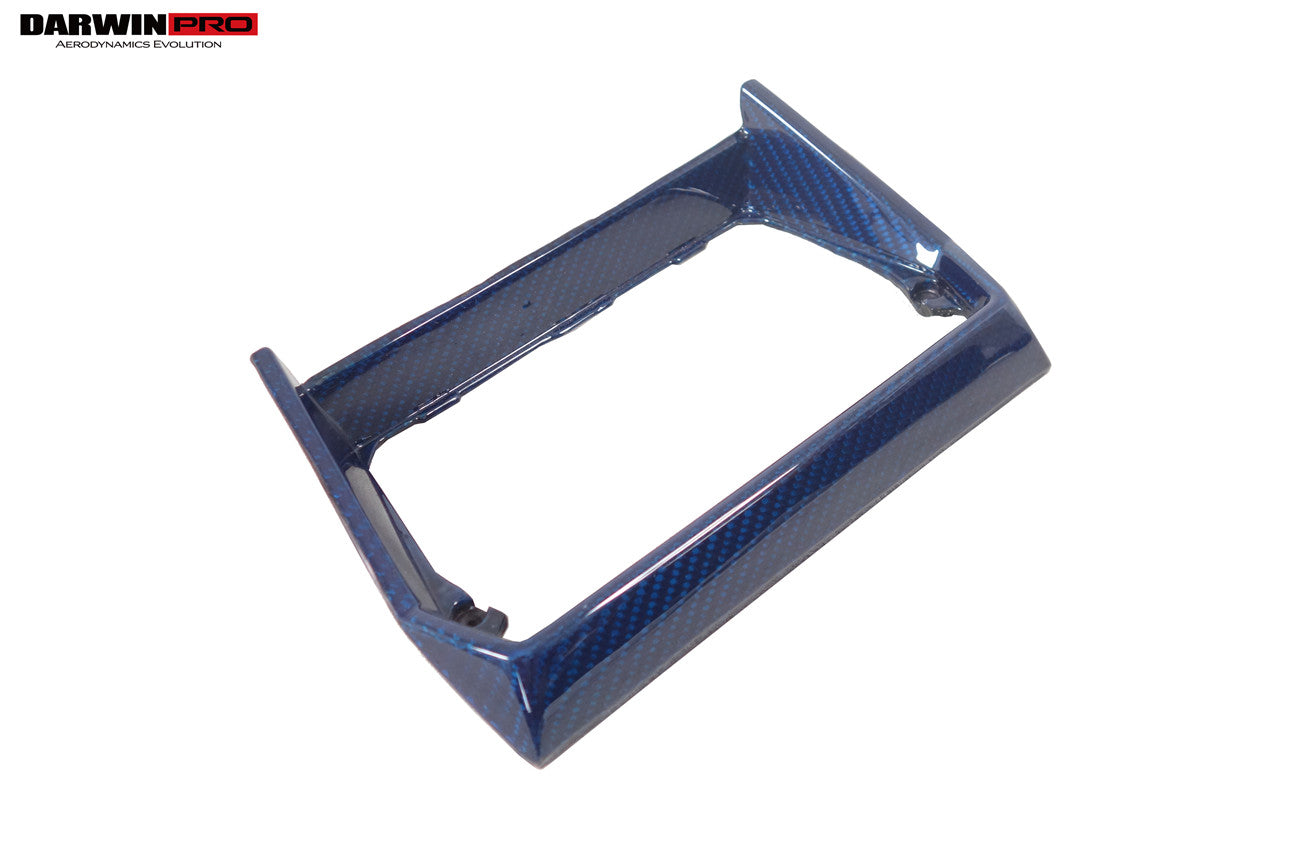 DarwinPRO 2011-2016 Lamborghini Aventador LP700 LP720 LP750 SV OE Style Carbon Fiber Navigation Screen Trim Replacement (2PCS)