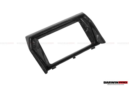 DarwinPRO 2011-2016 Lamborghini Aventador LP700 LP720 LP750 SV OE Style Carbon Fiber Navigation Screen Trim Replacement (2PCS)