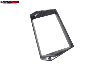 Reemplazo del panel interior de la pantalla de navegación de fibra de carbono DarwinPRO para Lamborghini Aventador LP700 LP720 LP750 SV estilo OE (1 unidad)