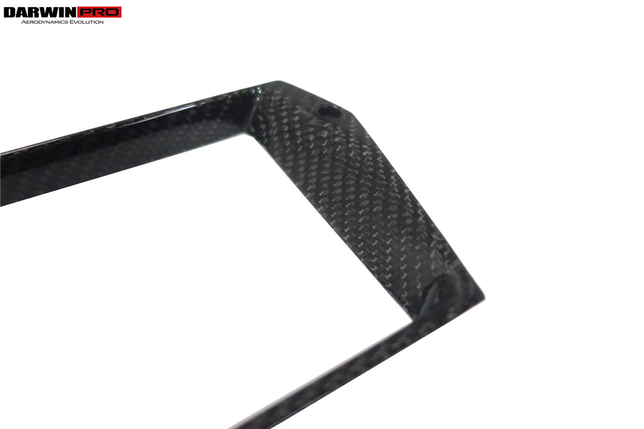 Reemplazo del panel interior de la pantalla de navegación de fibra de carbono DarwinPRO para Lamborghini Aventador LP700 LP720 LP750 SV estilo OE (1 unidad)