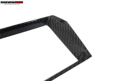 Reemplazo del panel interior de la pantalla de navegación de fibra de carbono DarwinPRO para Lamborghini Aventador LP700 LP720 LP750 SV estilo OE (1 unidad)